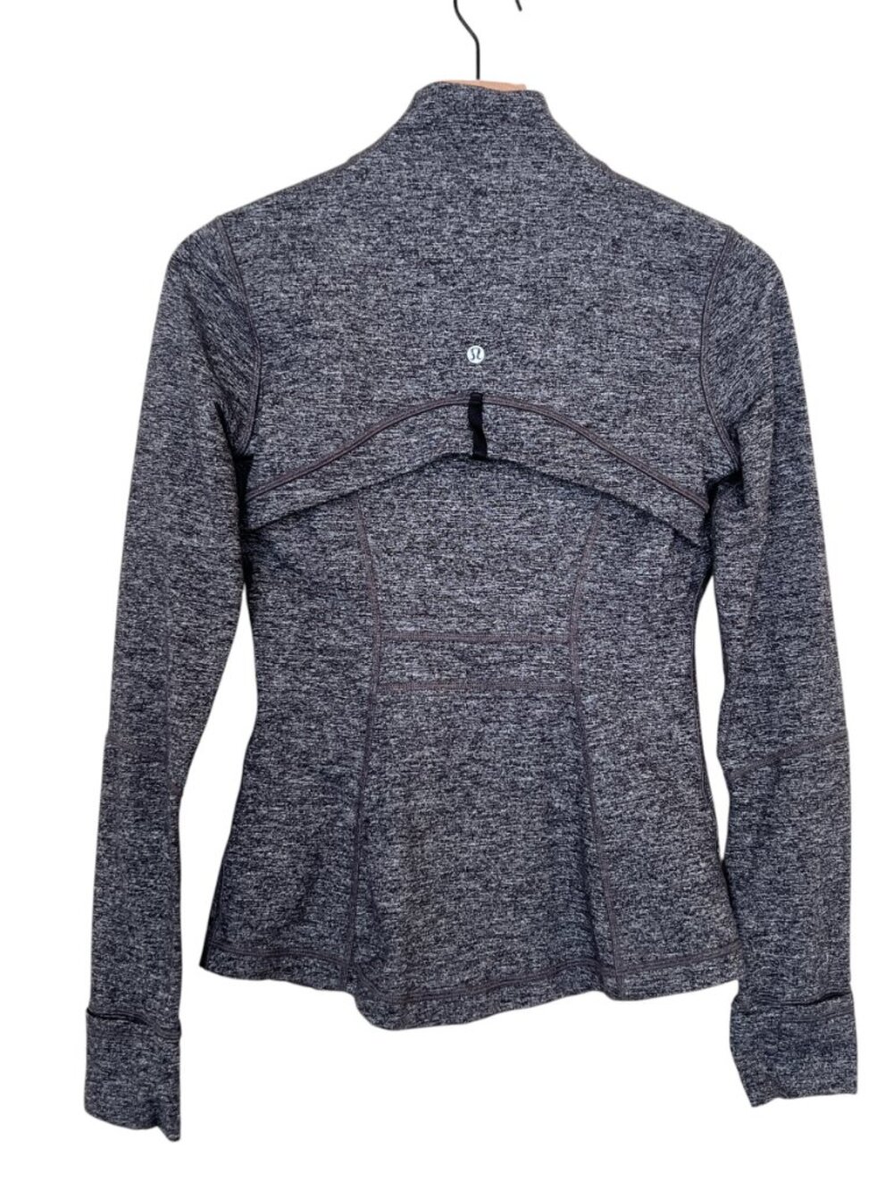 Lululemon Heathered Black Full Zip Up Luon Define Jacket - Picture 4 of 5